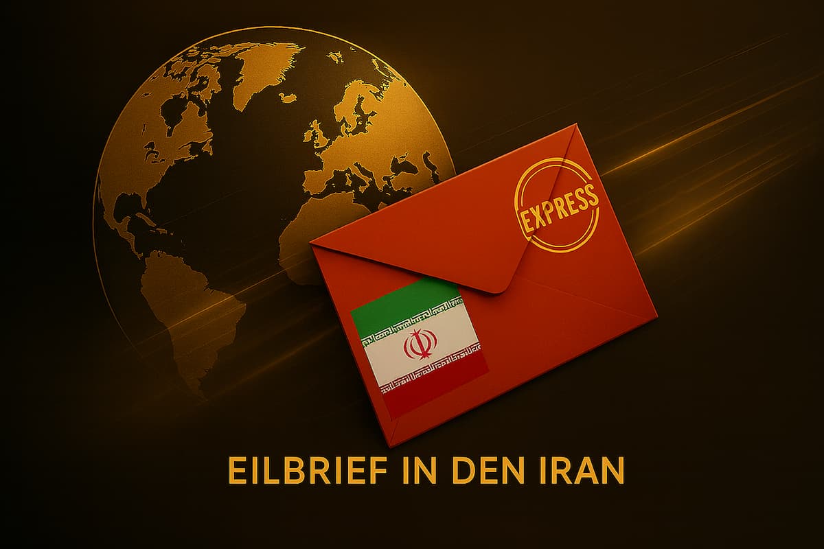 Eilbrief in den Iran – Abholung, Tracking, Zustellung
